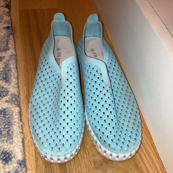 ILSE JACOBSEN HORNBAEK Womens Tulip 139 slip on shoes Low-Top size 38 8 Sapphire - Picture 2 of 5